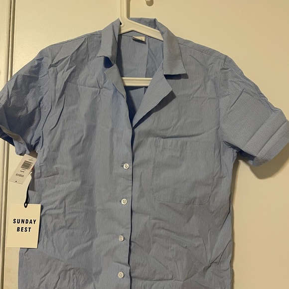 Aritzia Sunday Best Faye Blouse in Medium - Picture 4 of 6